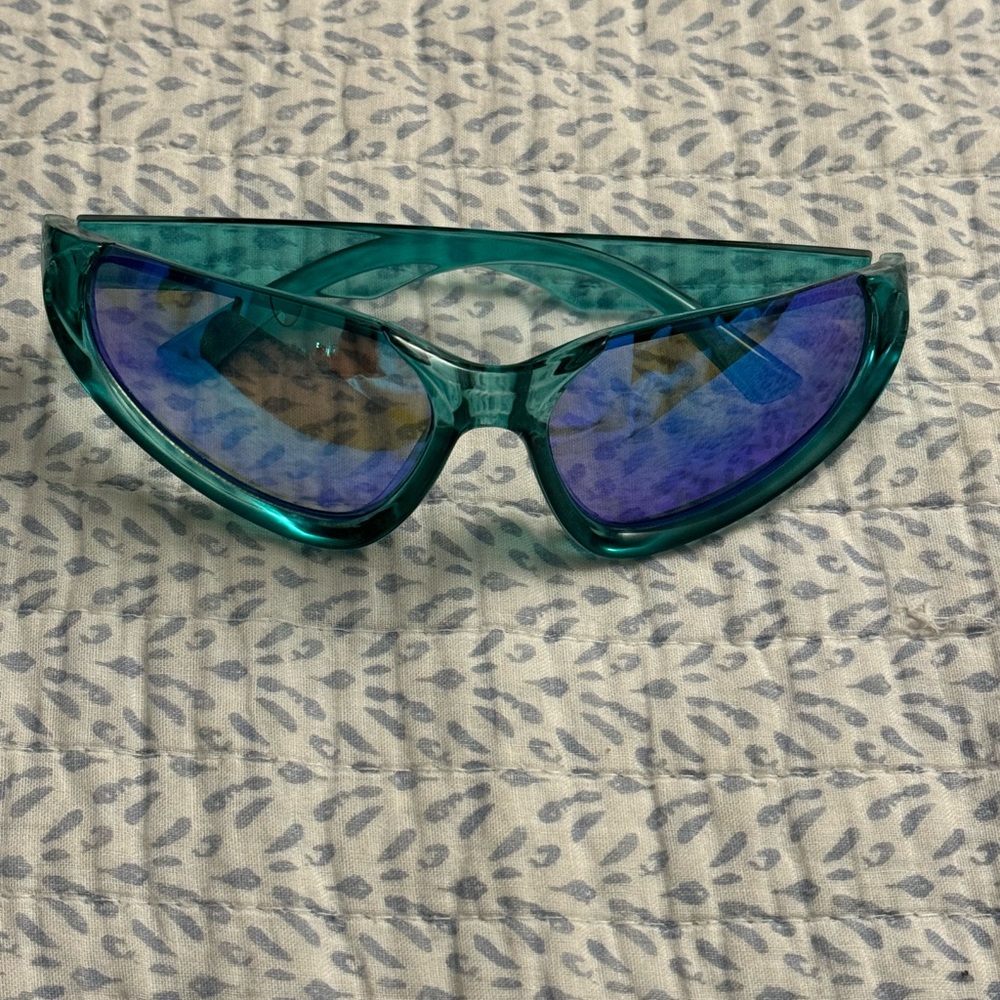 Blue sunglasses